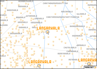 map of Langarwāla