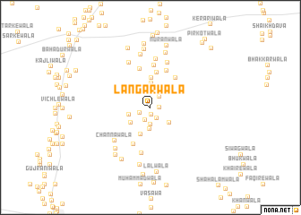 map of Langarwāla