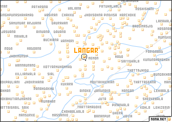 map of Langār