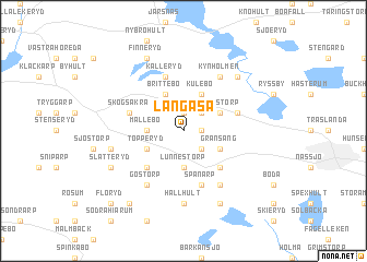 map of Långåsa