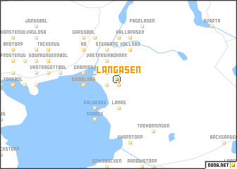 map of Långåsen