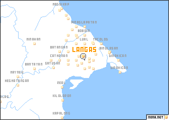 map of Langas