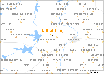 map of Langatte