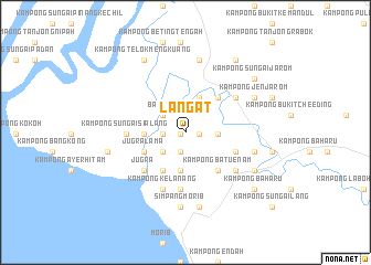 map of Langat