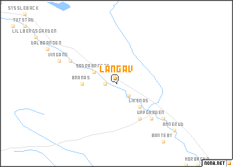 map of Långav