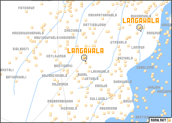 map of Langawāla