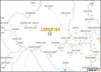 map of Langayen