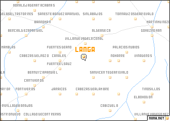 map of Langa