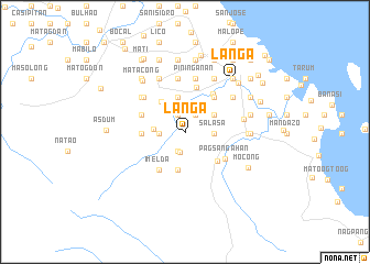 map of Langa