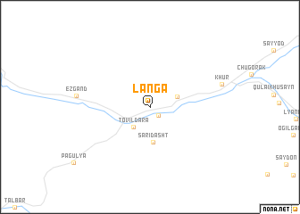 map of Langa