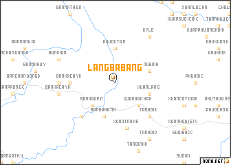 map of Lang Ba Bang