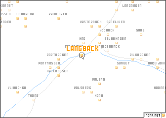 map of Långback