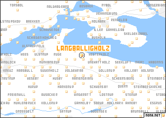 map of Langballigholz