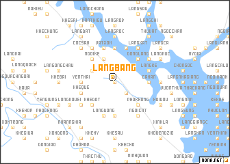 map of Làng Bang