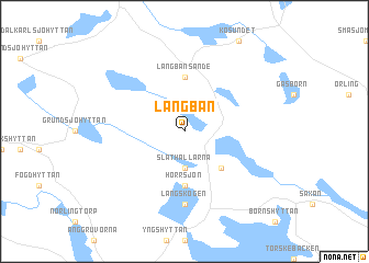 map of Långban