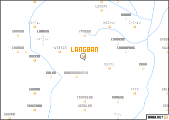 map of Langbān