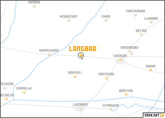 map of Langbao