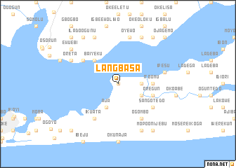 map of Langbasa