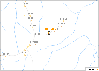 map of Langba