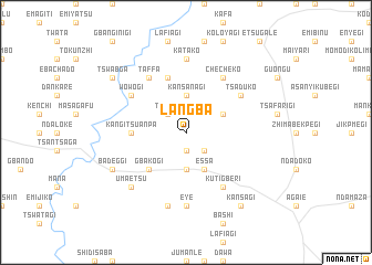 map of Langba