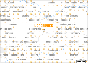 map of Langbruck