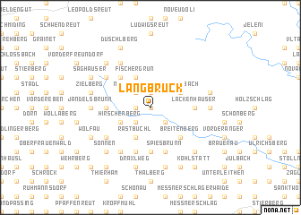 map of Langbruck