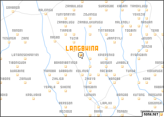 map of Langbwina