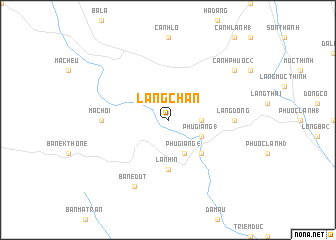 map of Lang Chan