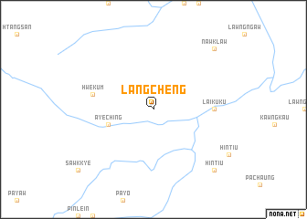 map of Langcheng