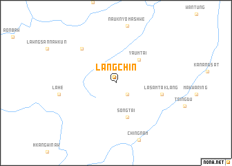map of Langchin