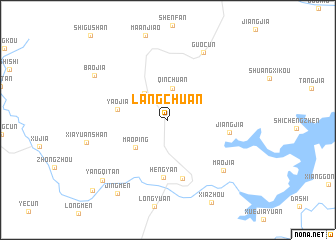 map of Langchuan