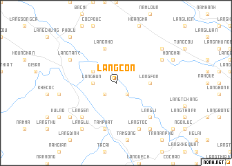 map of Làng Con