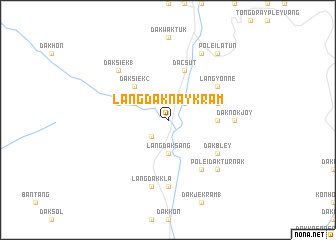 map of Làng Dak Nay Kram