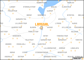 map of Langdal