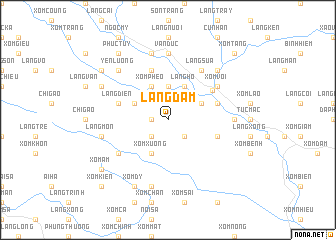 map of Làng Ðam