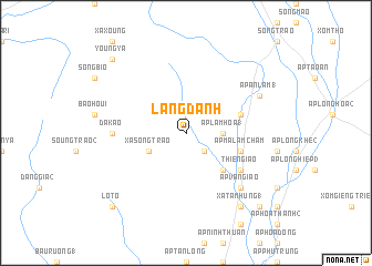 map of Lang Danh