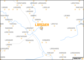 map of Làng Dem