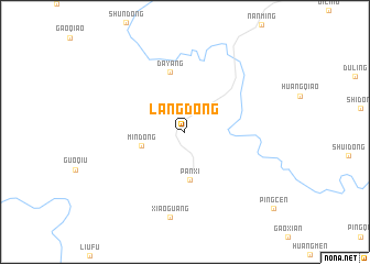 map of Langdong