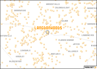 map of Langdon Woods