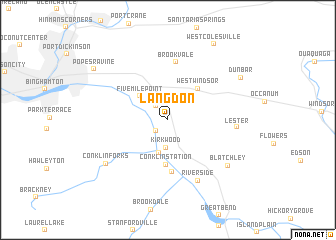 map of Langdon