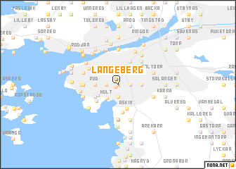 map of Långeberg
