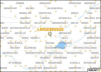 map of Langebrügge