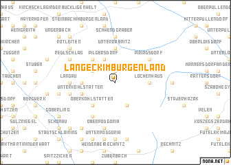 map of Langeck im Burgenland