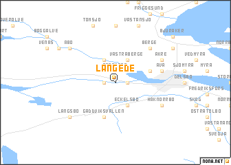 map of Långede