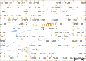 map of Langefeld