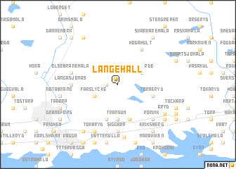 map of Långehall