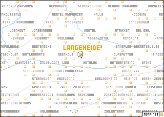 map of Lange Heide