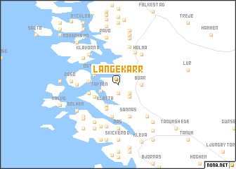 map of Långekärr