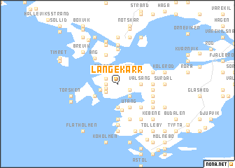 map of Långekärr