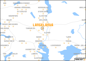 map of Långelanda